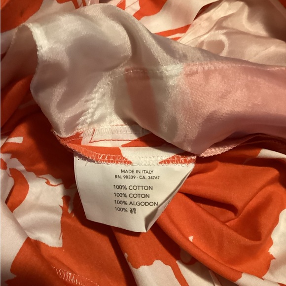 Prada orange and white floral pant - Picture 5 of 5